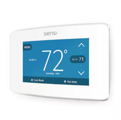 Thermostat Emerson Sensi blanc compatible Wi-Fi
