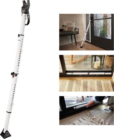 Master Lock butoir porte coulissante et barre sécurité ajustable