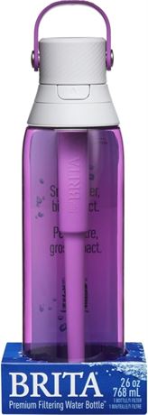 Bouteille filtrante Brita 26 oz avec filtre – sans BPA, orchidée