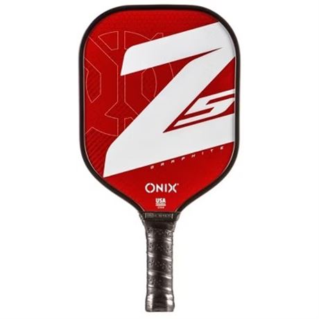 Raquette pickleball Onix Z5 Wide Body 15,5 po - rouge graphite rigide