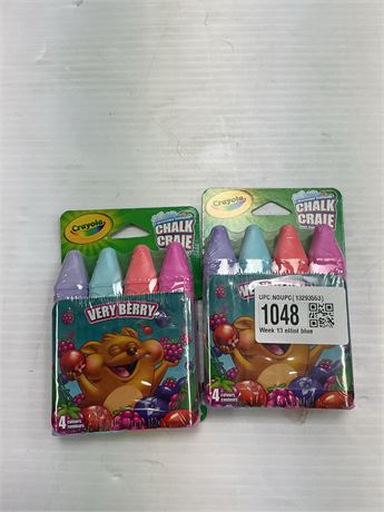 Craies Crayola Very Berry 2 paquets, 4 couleurs