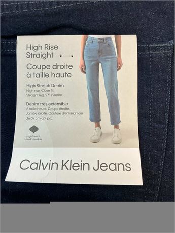 Jeans taille haute Calvin Klein femme 31 27L