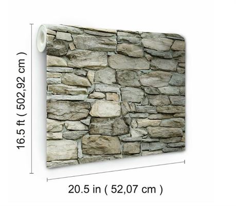 Papier peint autocollant RM motif pierre