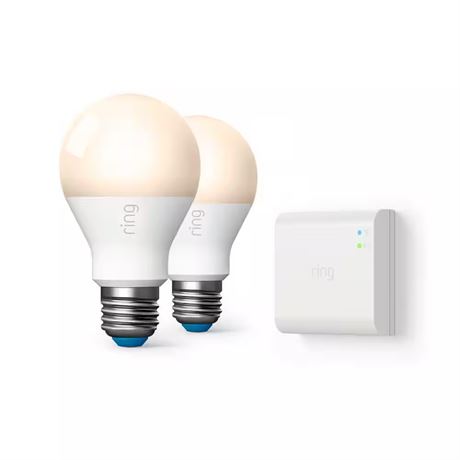 Ampoule LED intelligente A19 60W avec pont (lot de 2)