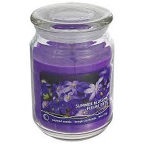 Bougie parfumée IH Casa Decor 18 oz avec couvercle en verre – Summer