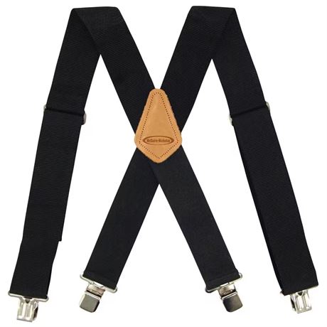 Bretelles noires – lot de 5