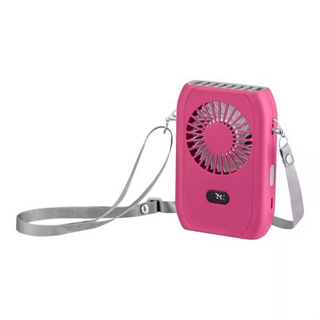 Ventilateur personnel rose 3 vitesses 2,3 po (sans collier ni prise)