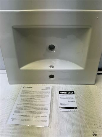 Lavabo Swiss Madison 24 po blanc