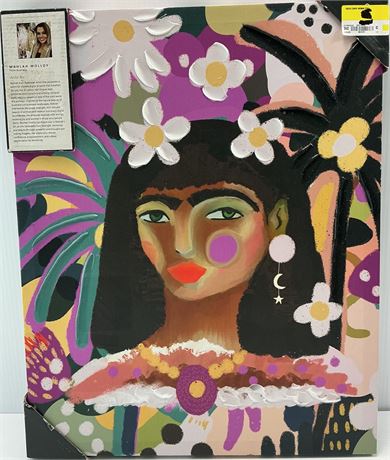 Œuvre murale Hometrends 16 x 1,2 x 20 po