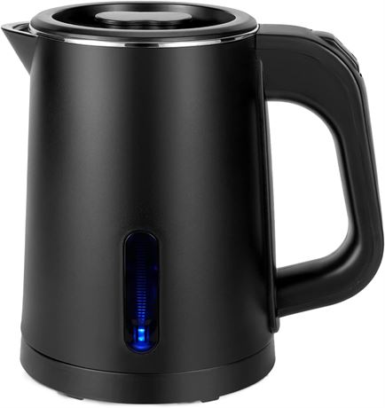 Bouilloire électrique compacte en acier inoxydable – 0,8 L