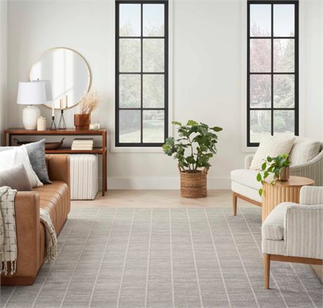 Tapis intérieur contemporain Nourison Serenity Home (9 x 12 pi)