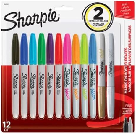 Marqueurs Sharpie Bold (12)
