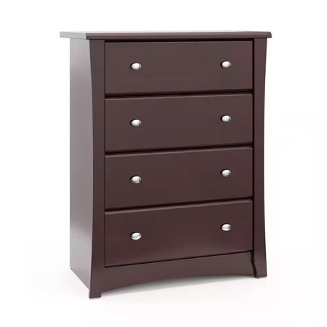 Commode 4 tiroirs espresso Crescent