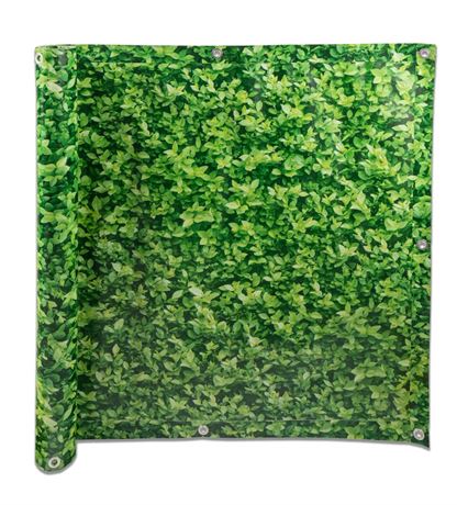 Brise-vue balcon naturel 34 x 180 po