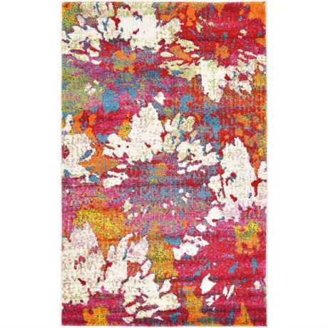Tapis Lyon Amelie multi 3'3 x 5'3