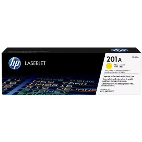 Cartouche toner jaune HP 201A LaserJet original CF402A