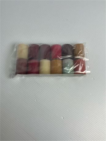 Sac bougies assorties 12 pièces