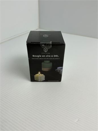 Bougie DEL imitation cire Hometrends