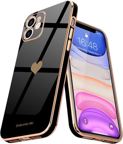 Coque iPhone 11 Teageo cœur brillant