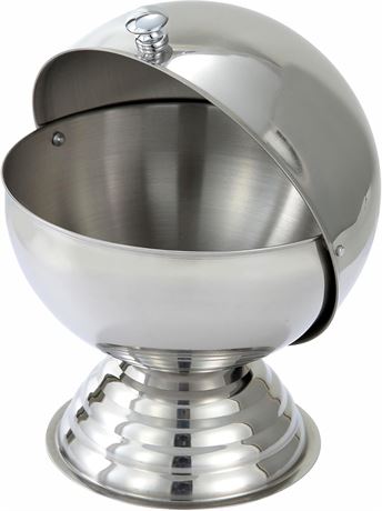 Sucrier Winco 20 oz inox avec couvercle roulant