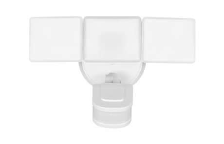 Defiant Projecteur SEUL extérieur à LED triple intégré activé par le mouvement