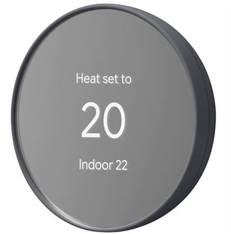 Thermostat intelligent Google Nest pour maison en charbon