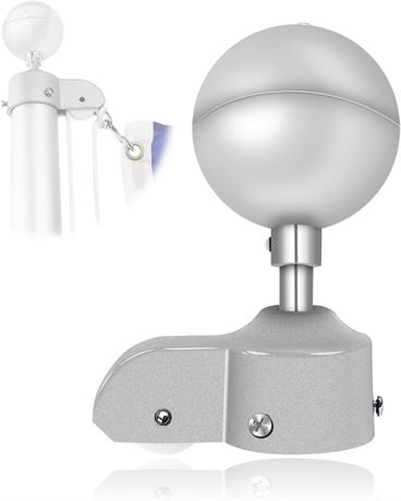 Trousse rechange dessus mât NQ - boule aluminium argent