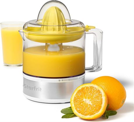 Presse-agrumes électrique Starfrit – 800 ml, 2 cônes, inversion auto