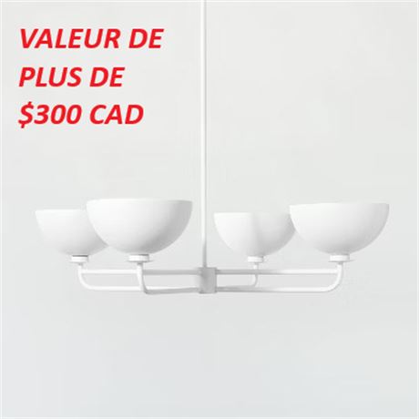 Lustre dôme blanc - Threshold avec Studio McGee 44 po TARGET