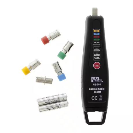 Testeur de câble coaxial avec 4 télécommandes