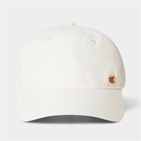 Casquette baseball adulte Champion polyester rivet métal ajustable - crème