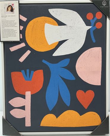 Œuvre murale Hometrends 16 x 1,3 x 20 po