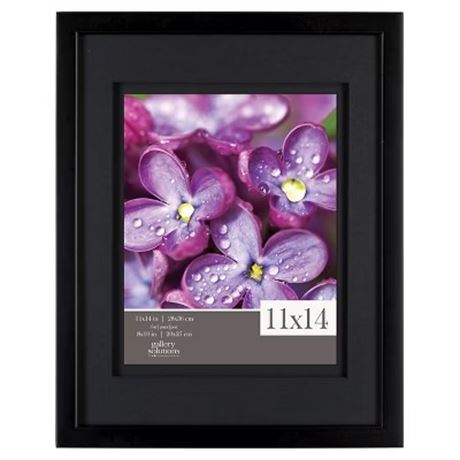 Cadre 11 x 14 po noir - Gallery Solutions