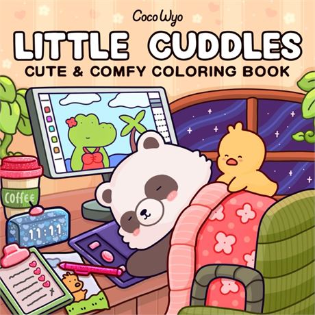 Livre coloriage Little Cuddles animaux mignons