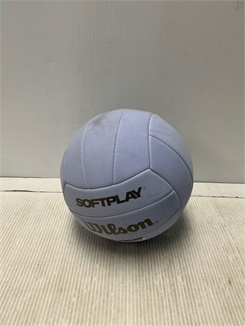 Ballon volleyball récréatif Wilson Softplay - violet format officiel