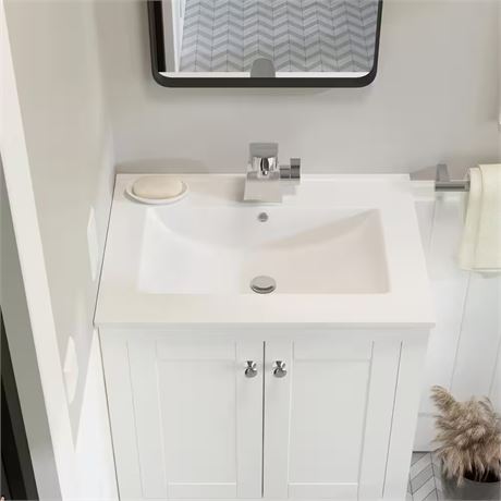 Lavabo (seulement) céramique Swiss Madison 24 po