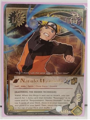 Naruto Uzumaki « Maîtriser la technique cachée » N-524 Super Rare NM