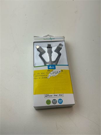 Câble 3-en-1 charge et synchro