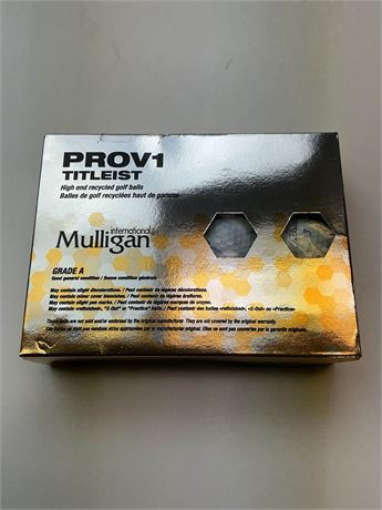 Ballons de golf recyclés Mulligan Titleist Pro V1/X lot de 12