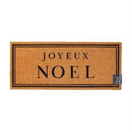 Paillasson en coco Fraîche Joyeux Noël 48 x 20 po