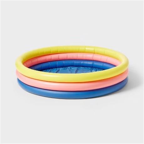 Piscine gonflable Sun Squad 3 anneaux 105 gal ronde (15 po H x 66 po diam.)