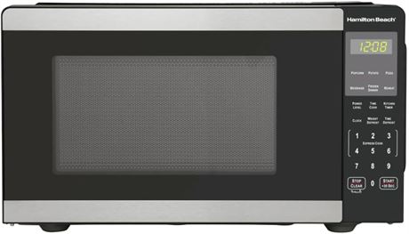 Micro-ondes Hamilton 0,9 pi³ 900 W inox – neuf