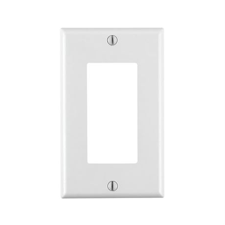Plaque murale blanche 1 poste Leviton