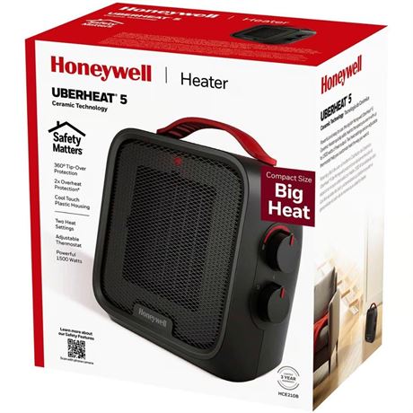 Chaufferette céramique Honeywell UberHeat 5118 BTU