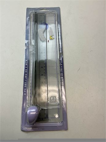 Coupe-papier règle 14 po – lot de 2