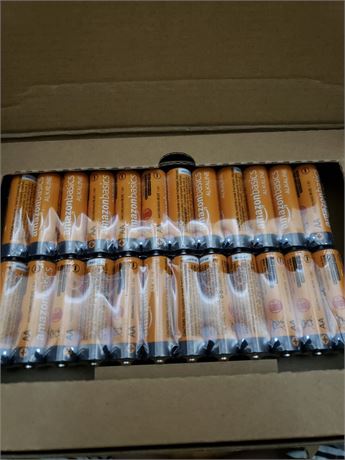 Piles alcalines AA Amazon Basics haute performance lot de 48