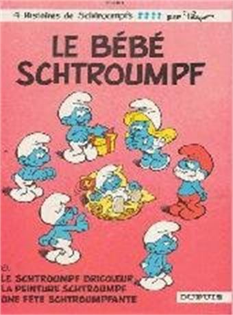 Le bébé schtroumpf