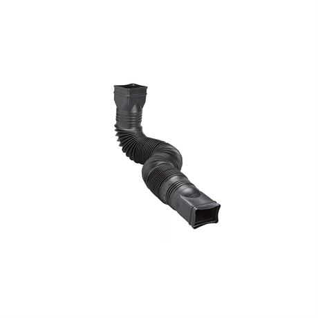 VOIR PHOTOS - Rallonge gouttière vinyle K Amerimax Flex-A-Spout 4 x 4 x 25,5 po