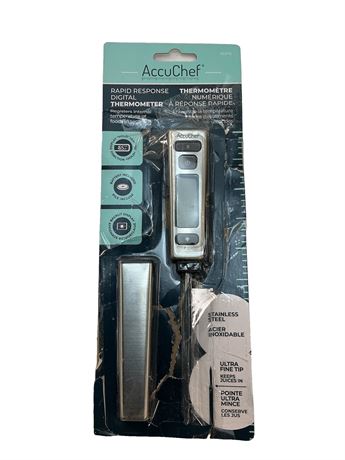 Thermomètre numérique AccuChef en acier inoxydable