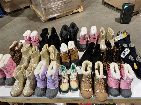 Lot de 20 bottes pour enfants